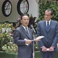 The bamboo curtain to China was opened in 1972.