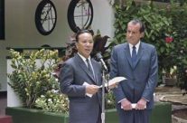 The bamboo curtain to China was opened in 1972.